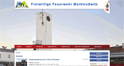 Desktop Screenshot of feuerwehr-marktredwitz.de